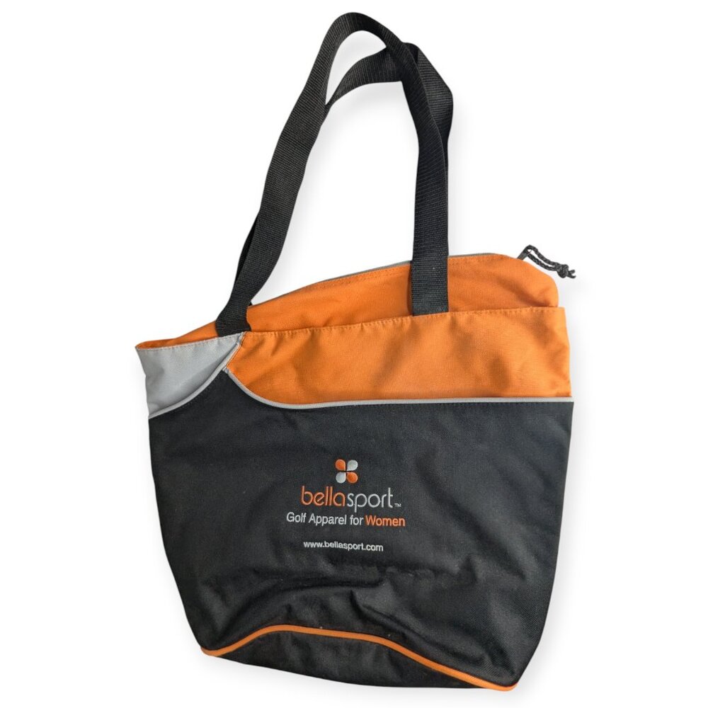 Bella Sport Orange and Black Tote Bag